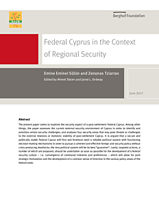Federal Cyprus In The Context Of Regional Security Security - 
